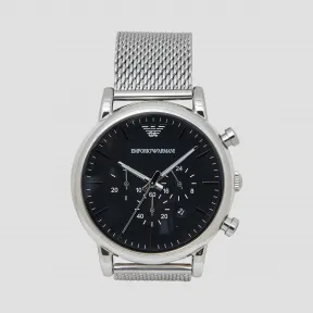 安普里奥·阿玛尼/Emporio Armani 这款计时码表配有表壳和米兰钢链表带 | 男 50220437nv