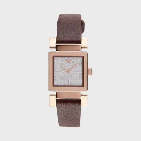 安普里奥·阿玛尼/Emporio Armani 皮表带腕表 | 女 50236587su