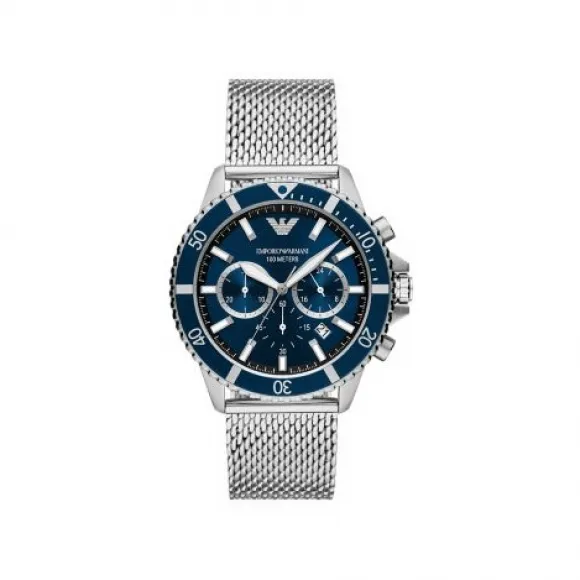 Emporio Armani 43.5MM 不锈钢 石英机芯 男士 腕表 AR11587