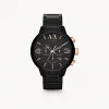 Armani Exchange 男士 手表 49MM 不锈钢 石英机芯   AX1350