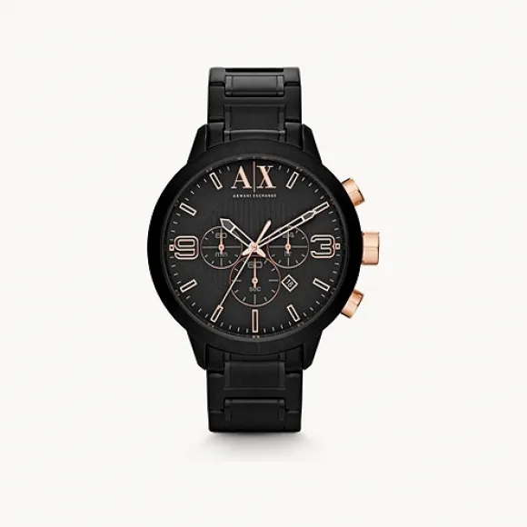 Armani Exchange 男士 手表 49MM 不锈钢 石英机芯   AX1350