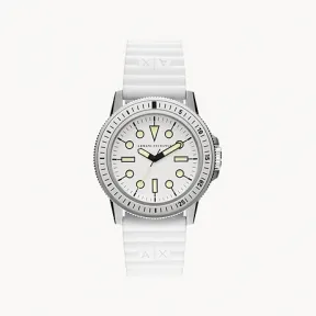 Armani Exchange 男士 手表 42MM 硅胶 石英机芯   AX1850