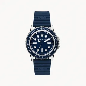 Armani Exchange 男士 手表 42MM 硅胶 石英机芯   AX1851