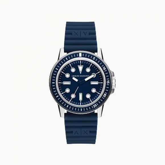 Armani Exchange 男士 手表 42MM 硅胶 石英机芯   AX1851