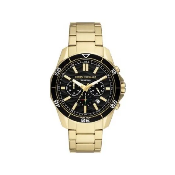 Armani Exchange 44MM 不锈钢 石英机芯 男士 腕表 AX1958