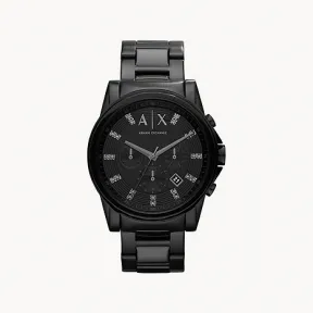Armani Exchange 男士 手表 45MM 不锈钢 石英机芯   AX2093