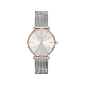 Armani Exchange 女士 手表 36MM 不锈钢网 石英机芯   AX5537