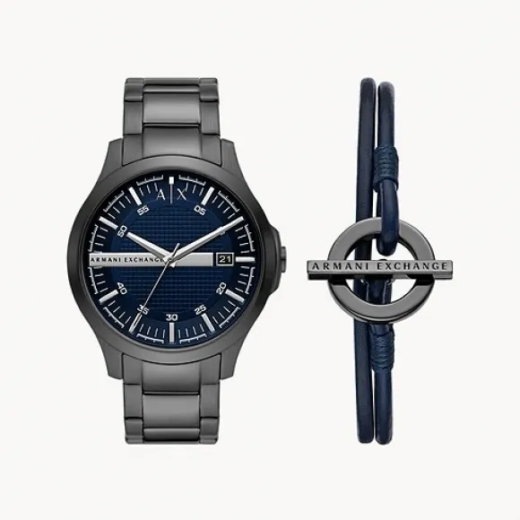 Armani Exchange 男士 手表 46MM 不锈钢 石英机芯   AX7127