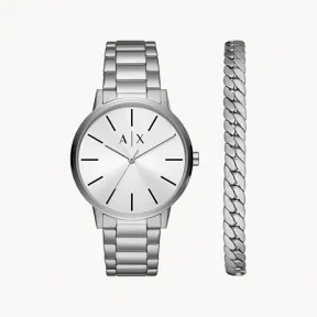 Armani Exchange 男士 手表 42MM 不锈钢 石英机芯   AX7138SET