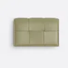 葆蝶家/Bottega Veneta 洞石绿 羊皮革/牛皮革 女士 名片卡包 651396VCQC42916