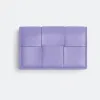 葆蝶家/Bottega Veneta 紫藤色 羊皮革/牛皮革 女士 名片卡包 651396VCQC44215