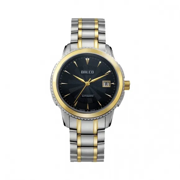 拜戈/Balco 不锈钢表壳 不锈钢圈口电黄金 旋入式蓝宝石透视后盖 型动系列 自动机械机芯 男表 1031AM2766