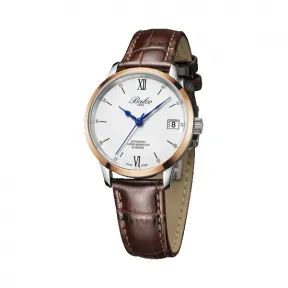 拜戈/Balco 316L精钢表壳、316L精钢PVD玫瑰金色表圈 机械系列 自动机械机芯 女表 1140AM3587M