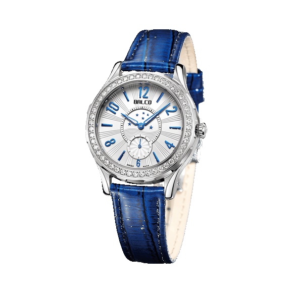 拜戈/Balco 不锈钢表壳、表圈 表圈镶石 倾城 石英机芯 女表 3110Q3175