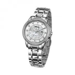 拜戈/Balco 不锈钢表壳 不锈钢镶石表圈 旋入式透视后盖   倾城 自动机械机芯 女表 3310AM3287