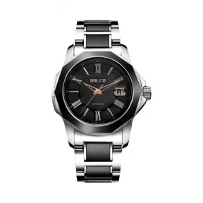 拜戈/Balco 不锈钢表壳 陶瓷表圈 螺丝锁紧透视后盖 型动系列 自动机械机芯 男表 BM17366211