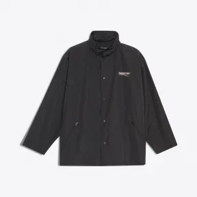 巴黎世家/Balenciaga ‎男士‎ ‎黑色 ‎ ‎Archetype印花雨衣 ‎ | Balenciaga 508531-TYD36-1000