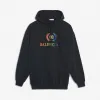 巴黎世家/Balenciaga 黑色 彩虹BB连帽衫 12310075bd