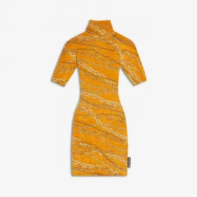 巴黎世家/Balenciaga ‎女士‎ ‎橙色 ‎ ‎高领迷你裙 ‎ | Balenciaga 571102-TEL74-7541