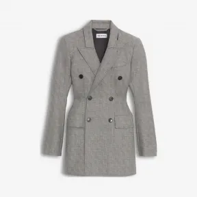 巴黎世家/Balenciaga 白色/黑色 沙漏型西装外套 41909259rn