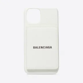 巴黎世家/Balenciaga 男士白色现金手机壳 66483513ML09060