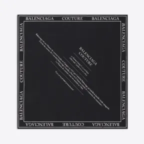 巴黎世家/Balenciaga 女士 COUTURE方形丝巾 670809300B11077