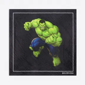 巴黎世家/Balenciaga 女士 HULK©2021MARVEL方形丝巾 671461300B11000