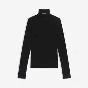 巴黎世家/Balenciaga 男士黑色合身高领衫 682003T51751000