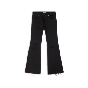 巴黎世家/Balenciaga Flared Trousers in Black 697829TBP471029