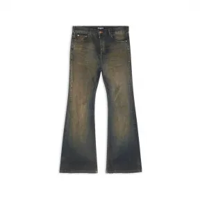 巴黎世家/Balenciaga Flared Trousers in Navy Blue 697829TMW244915