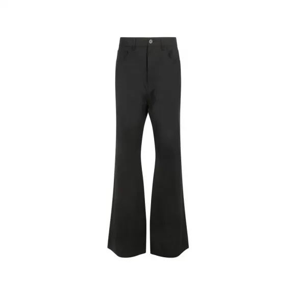 巴黎世家/Balenciaga 黑色 棉 100% 喇叭裤 699009TKP060100