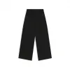 巴黎世家/Balenciaga 黑色 100% 初剪羊毛 毛裤 706623TIT170100