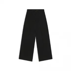 巴黎世家/Balenciaga 黑色 100% 初剪羊毛 毛裤 706623TIT170100