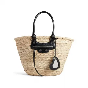 巴黎世家/Balenciaga Le Cagole中号提篮包 为 所有 在 自然 771067-2AAVE-9260