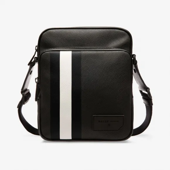 巴利/Bally 黑色防水帆布斜跨包 6226312