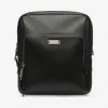 巴利/Bally 黑色涂层棉和小牛皮混纺斜挎包 6227994