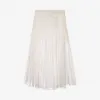 巴利/Bally 骨白色棉质半裙 6229219