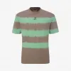 巴利/Bally 水绿色拼灰白色棉 T 恤 6229578