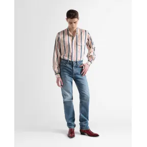 巴利/Bally 男士蓝色牛仔喇叭裤 6304007