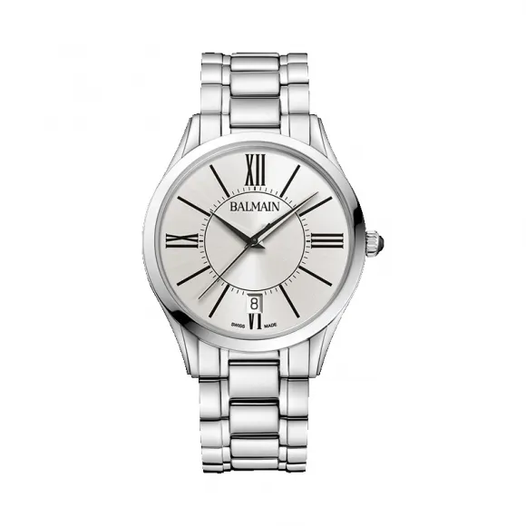 宝曼/Balmain Classic R Gent 精钢 石英机芯 男表 B4101.33.21