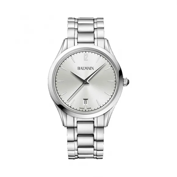 宝曼/Balmain Classic R Gent 精钢 石英机芯 男表 B4101.33.24
