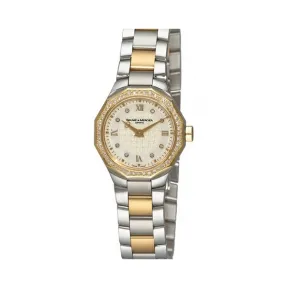 名仕/Baume & Mercier 利维拉 Riviera 系列 精钢/18K黄金 石英机芯 女表 BMMOA08550