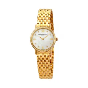 名仕/Baume & Mercier 克莱斯麦 Classima 系列 18K黄金 石英机芯 女表 BMMOA08579