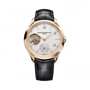 名仕/Baume & Mercier 克里顿 Clifton 系列 18k红金 手动机械机芯 男表 BMM0A10143