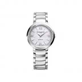名仕/Baume & Mercier 约定 Promesse 系列 精钢, 抛光 自动机械机芯 女表 BMM0A10184