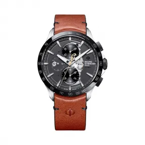 名仕/Baume & Mercier 克里顿 Clifton 系列 抛光/缎面打磨 自动机械机芯 男表 BMM0A10402