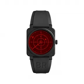 柏莱士/Bell&ross Instruments 系列 42MM 亚光黑色陶瓷 自动机械机芯 男表 BR0392-RRDR-CE-SRB