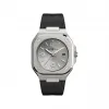柏莱士/Bell&ross Instruments 系列 40MM 磨砂抛光精钢 自动机械机芯 男表 BR05A-GR-ST-SRB