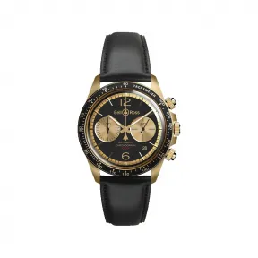 柏莱士/Bell&ross vintage 系列 41MM CuAI7Si2青铜 自动机械机芯 男表 BRV294-BC-BR-SCA