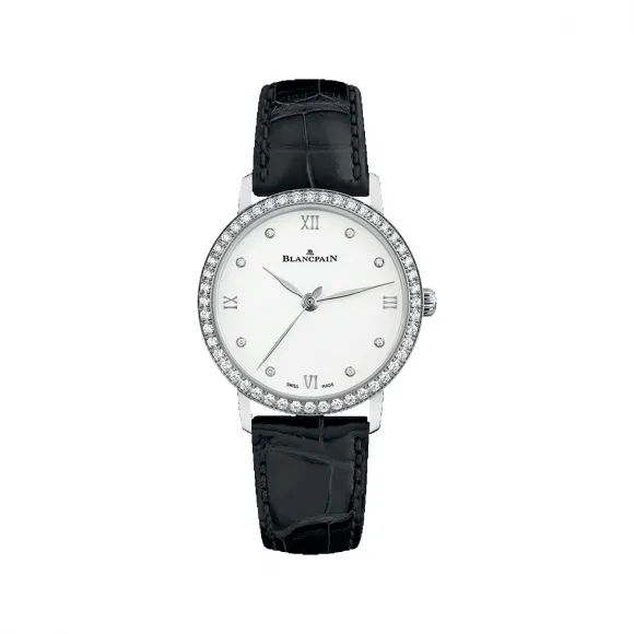 宝珀/Blancpain Villeret系列 精钢表壳 自动机械机芯 女表 6104-4628-55A